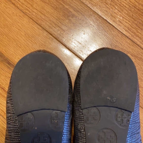 Tory Burch slip ons with silver logo - Picture 6 of 6